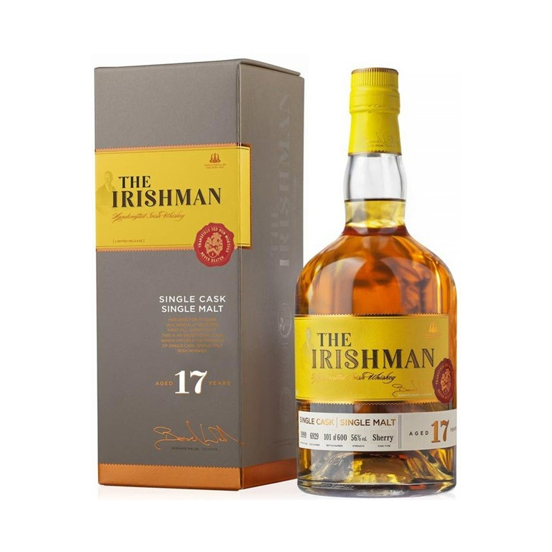 Irishman 17 ans Single Cask - Whisky Irlandais Premium | 70 cl 56°