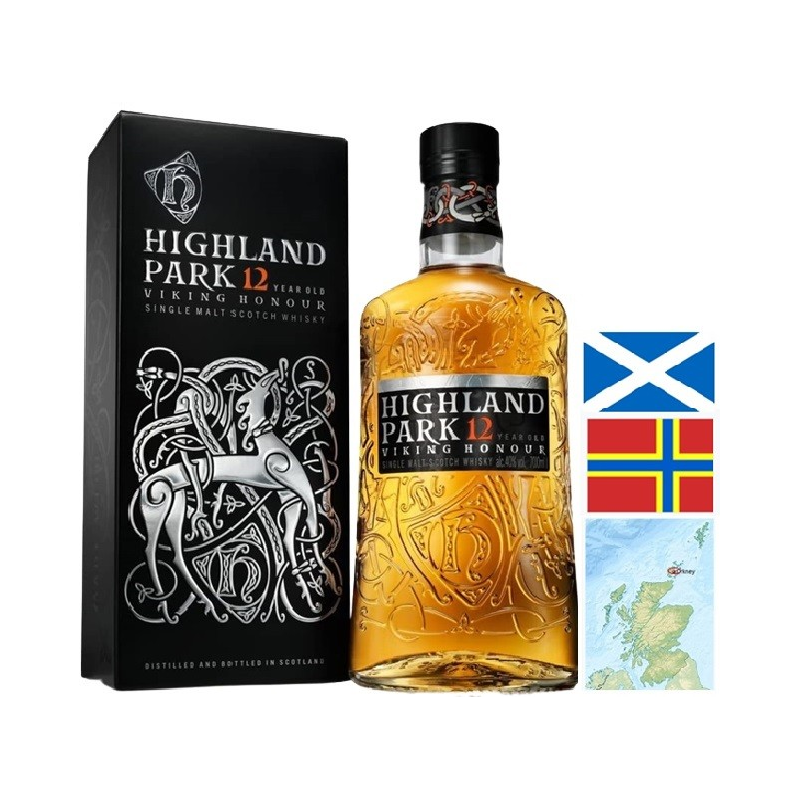 HIGHLAND PARK 12 ANS SINGLE MALT WHISKY ORKNEY - 70 CL 40°