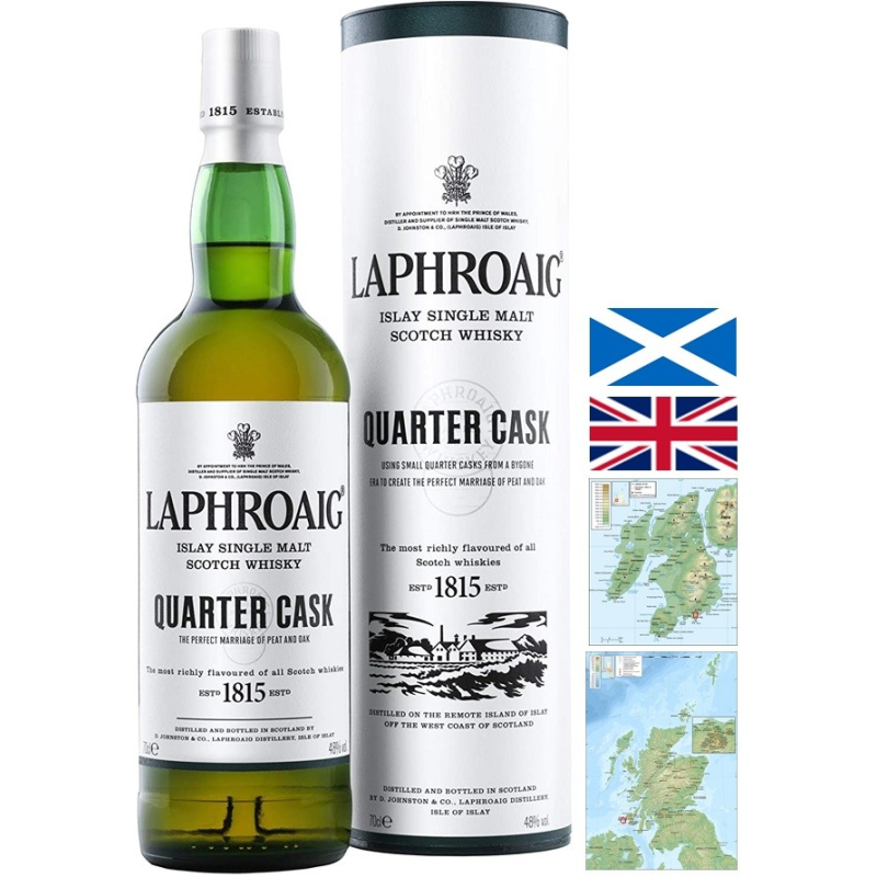 Laphroaig Quarter Cask Single Malt Islay Whisky 70cl 48° | Achat en ligne