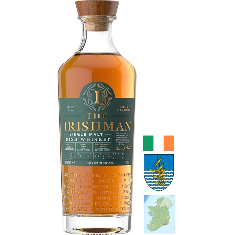 Irishman Single Malt Whiskey - 70cl 40° | Spiritueux Irlandais