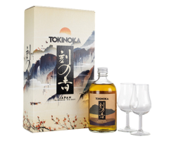 Tokinoka blended whisky Japon 50 cl - 40° avec 2 verres