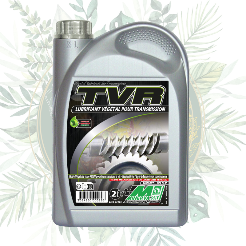 Huile de transmission végétale ricin 2L pour véhicules anciens et motoculture