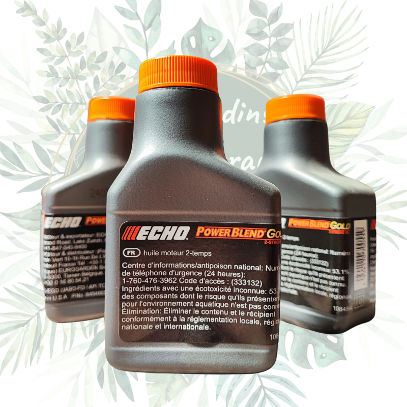 Dosette huile moteur 2 temps ECHO 100ml - Performance et Protection