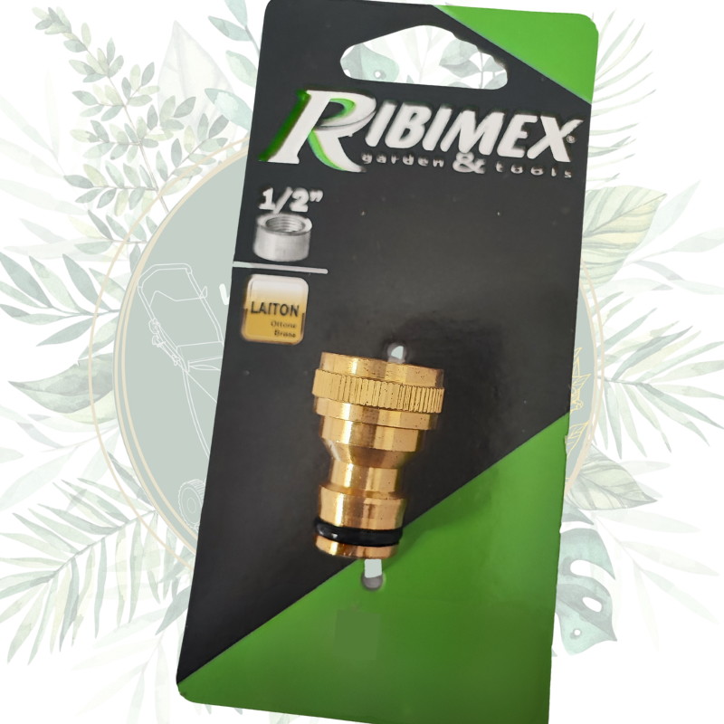 Nez de robinet en laiton 1/2" - Accessoire durable pour jardin