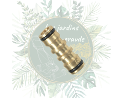 Connecteur mâle/mâle en laiton - Robustesse et étanchéité