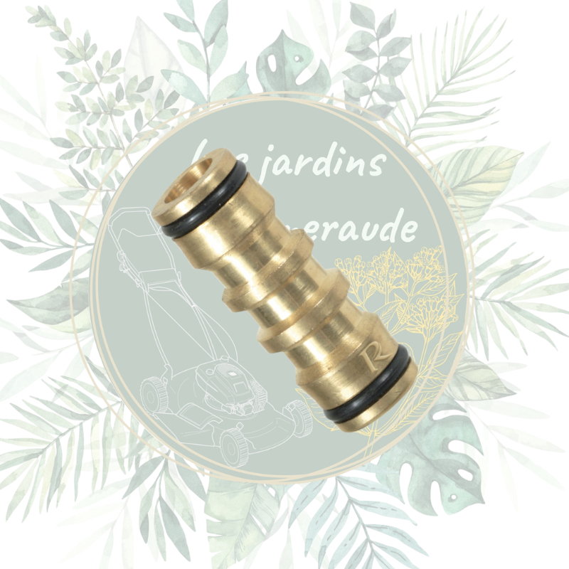 Connecteur mâle/mâle en laiton - Robustesse et étanchéité