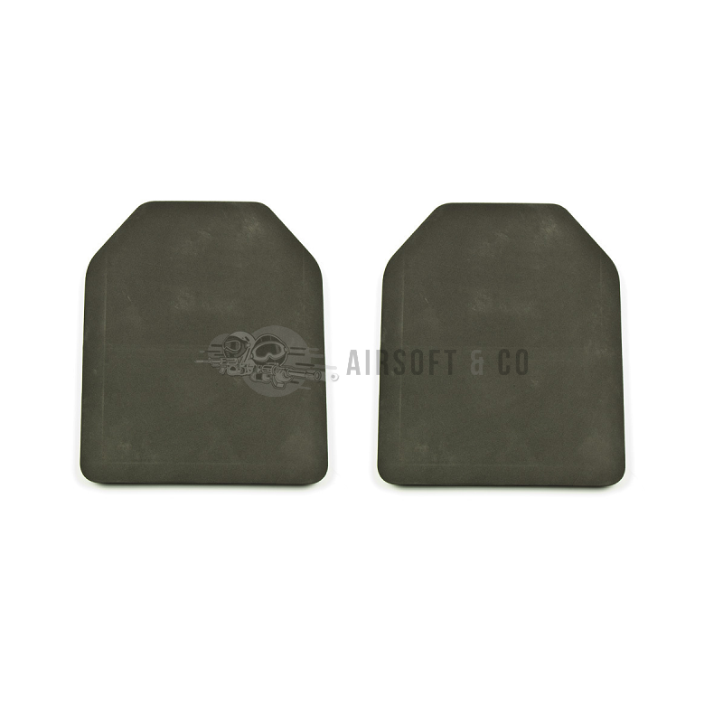 S&T plaques type SAPI en mousse dense (x 2) - Équipement Sportif