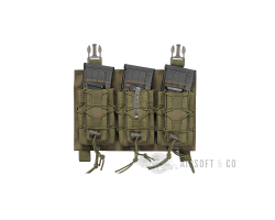 Porte-chargeurs Molle M4 / PA (3 emplacements) BUAPCC (OD) - Équipement Sportif