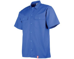 Chemise de travail manches courtes bleu Atelier DMD - Confort et qualité