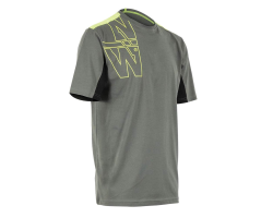 Tee shirt de travail imprimé col rond Peter Nine Worths