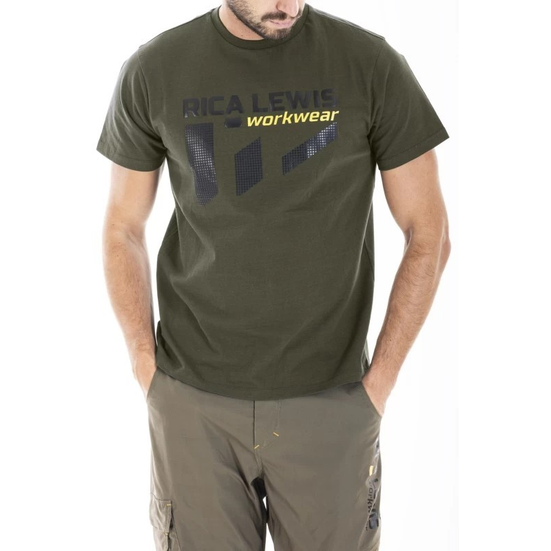 T-shirt de travail signature Rica Lewis - 100% coton, style authentique