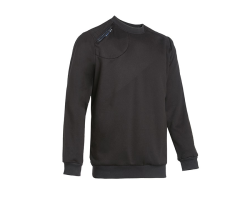 Pull de travail homme renforcé Leon noir North Ways | Vêtements professionnels