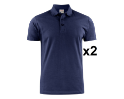 Polo piqué manches courtes lot de 2 Surf RSX | Vêtement homme