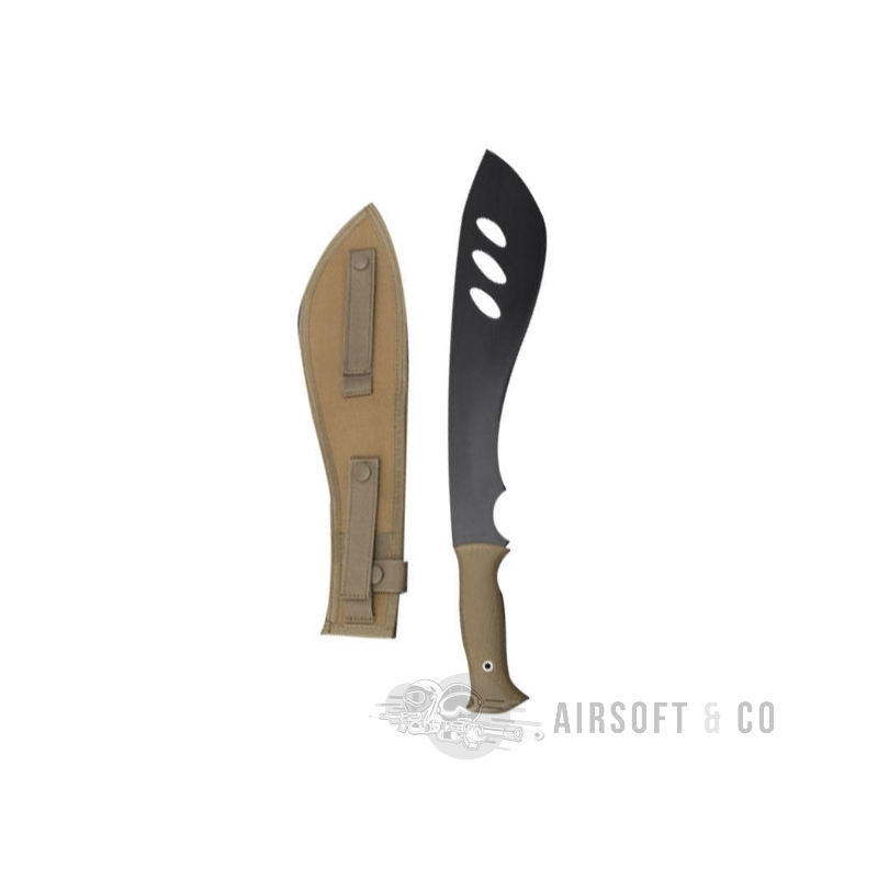 TACTICAL OPS machette factice (FDE) - Équipement Sportif Haut de Gamme