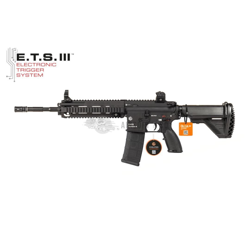 Fusil airsoft Evolution E-416 ETS III AEG - Performance Haut de Gamme