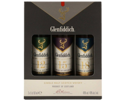 Coffret Glenfiddich single malt 12-15-18 ans - 3x5 cl 40°