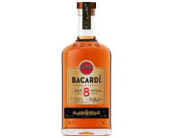 BACARDI 8 ANS RHUM CUBA 70 CL 40° - Rhum haut de gamme