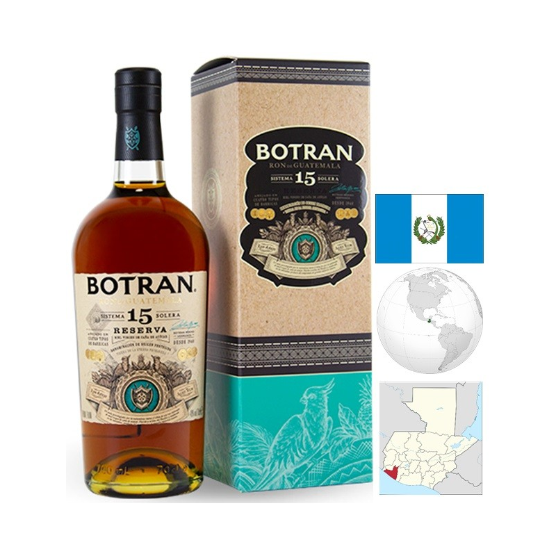 Botran Reserva 15 Solera Rhum Guatemala 70 cl - Découvrez son Excellence