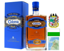 Rhum COLOMA 8 ans - Colombie 70 cl 40° | Rhum de qualité