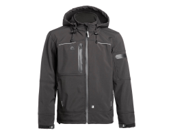 Veste softshell respirante Flores noir Nine Worths - Protection et confort