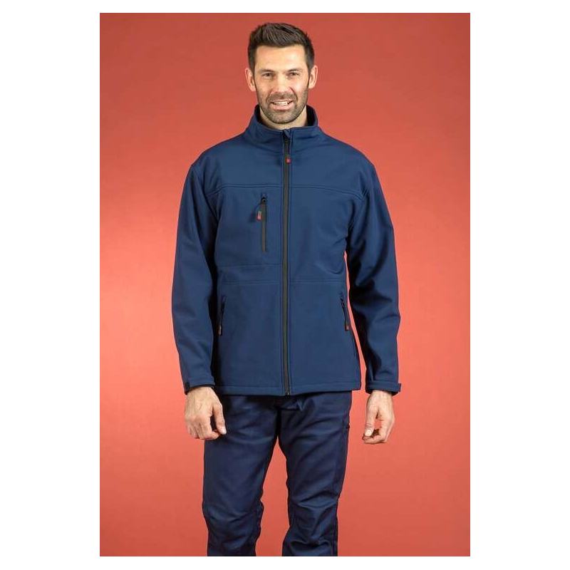 Veste homme softshell 3 couches workfit DMD - Confort et protection
