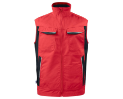 Gilet de travail bodywarmer été 5706 Projob rouge ou beige
