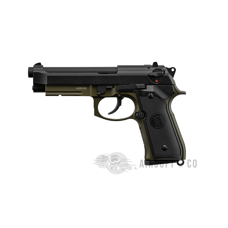 Pistolet airsoft KJW M9A1 GBB (OD) - Performance et Précision