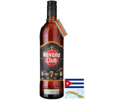 Havana Club 7 ans Rhum Cuba 70 cl 40° - Rhum Haut de Gamme