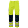 Pantalon haute visibilité 6532 Projob jaune - Sécurité et confort