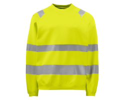 Sweat haute visibilité 6106 Projob jaune fluo - Vêtements de travail