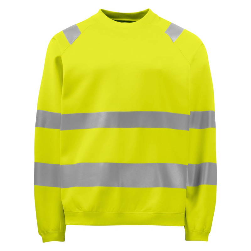 Sweat haute visibilité 6106 Projob jaune fluo - Vêtements de travail