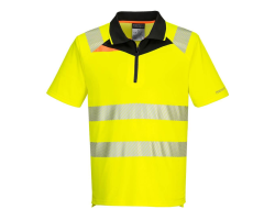 Polo haute visibilité DX4 Portwest - Tissu stretch extensible
