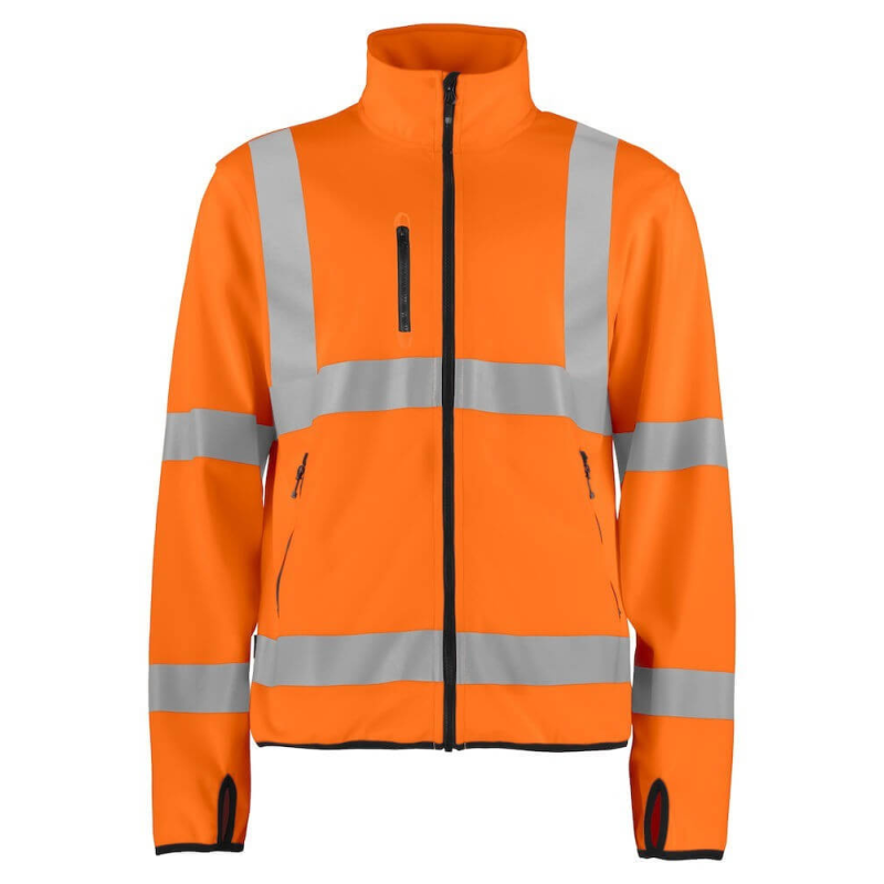 Veste softshell haute visibilité légère 6105 Projob orange fluo