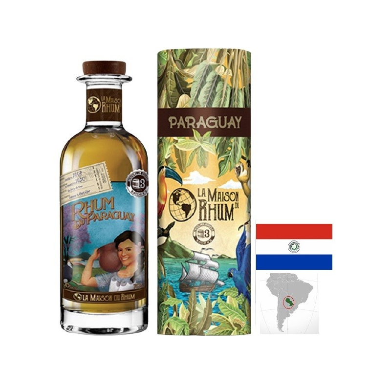 MAISON DU RHUM PARAGUAY BATCH#3 - Rhum haut de gamme 70CL 45°