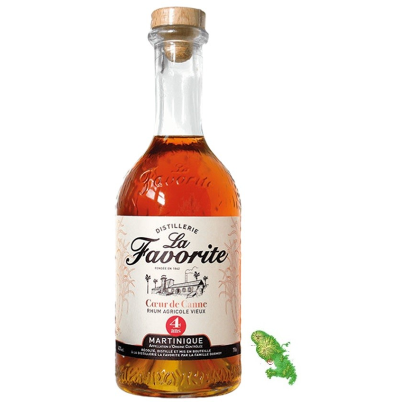 La Favorite Cœur de Canne 4 ans - Rhum Martinique 70cl 42° AOC