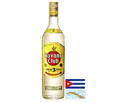Havana Club 3 ans - Rhum cubain 70cl 37,5°