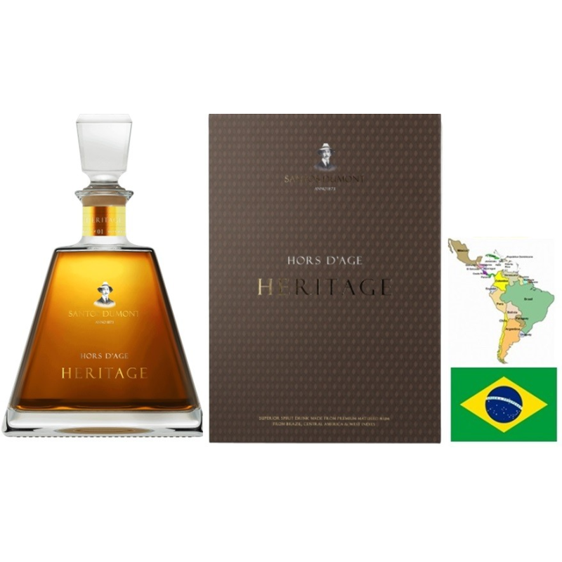 Santos Dumont Heritage Hors Age Rhum - Boisson Premium du Brésil