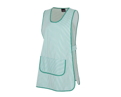 Chasuble de travail à rayures vert - Élégance et confort