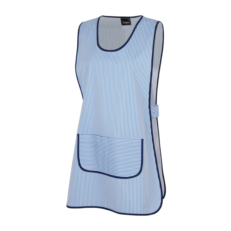 Chasuble de travail à rayures bleues - Élégance et protection