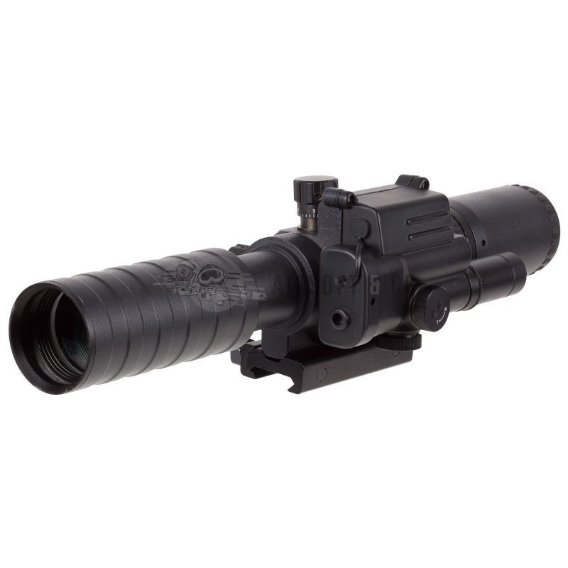 Lunette 3 - 9 x 32 avec laser & niveau à bulle - Équipement Sportif