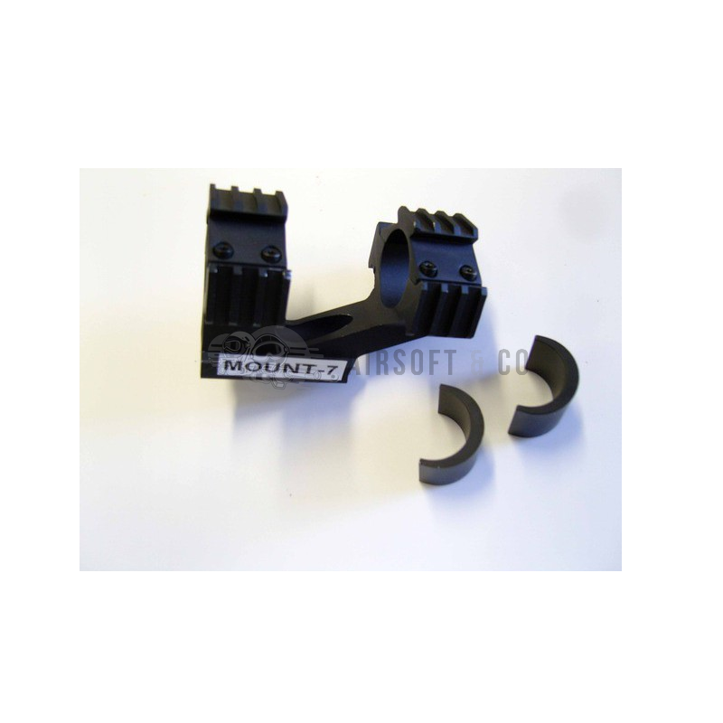 Montage lunette double 25.4 - 30 mm | Équipement sportif