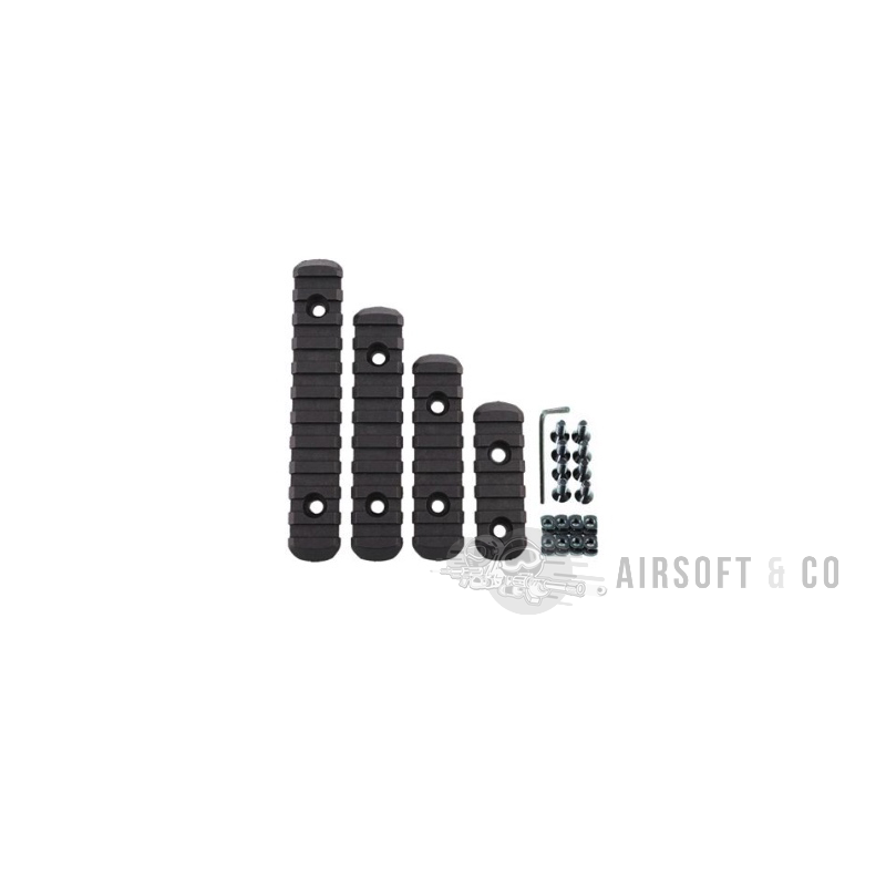 BO M-LOCK Rail Set (Black) - Équipement Sportif de Précision