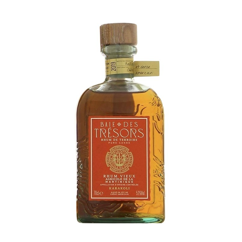 Baie des Trésors Karakoli 2020 - Rhum Agricole Vieux de Martinique 70cl 52°