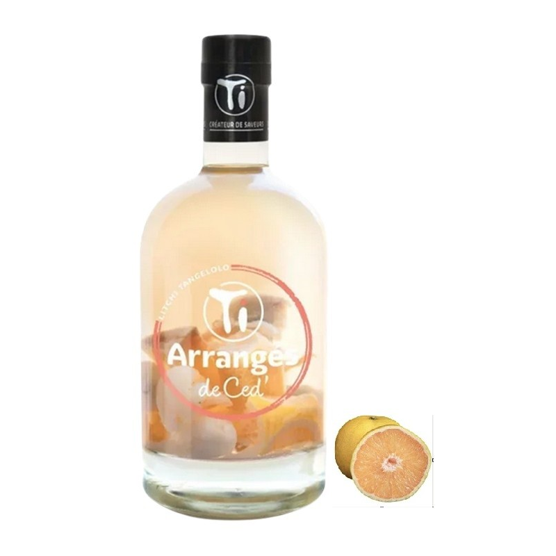 Litchi Tangélo - Rhum arrangé Céd 70CL 32°