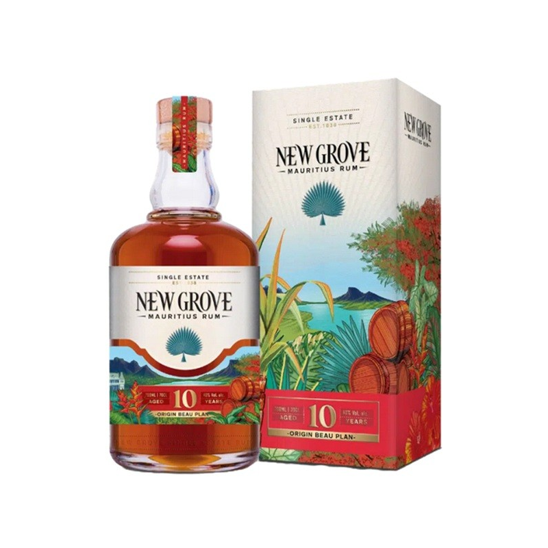 NEW GROVE OLD TRADITION 10 ans Rhum Île Maurice 70cl 42° - Rhum Haut de Gamme