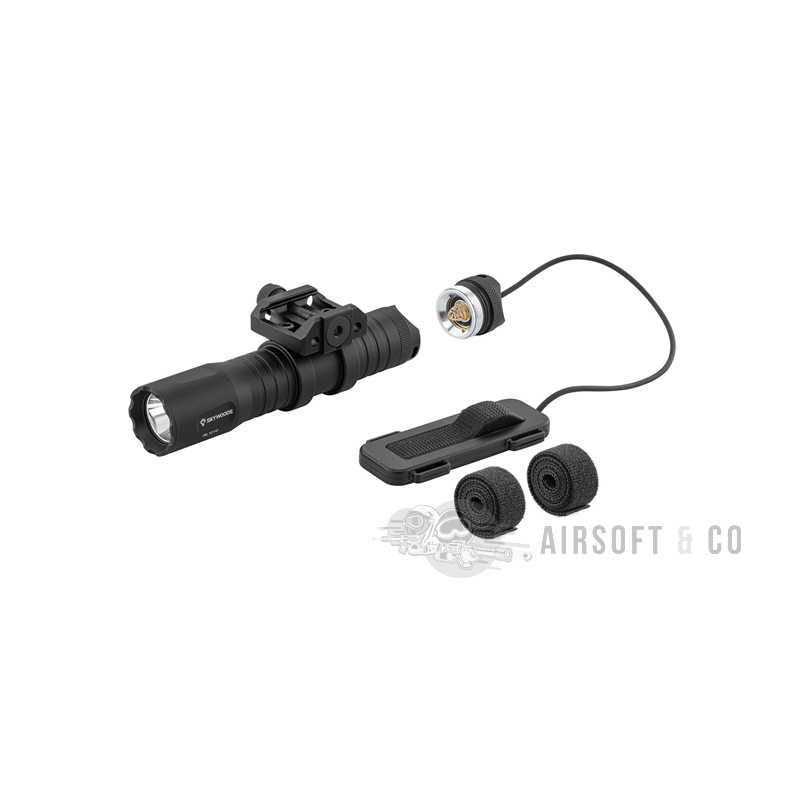 Lampe tactique SKYWOODS L7019A - 1010 lumens, montage Picatinny/M-Lok