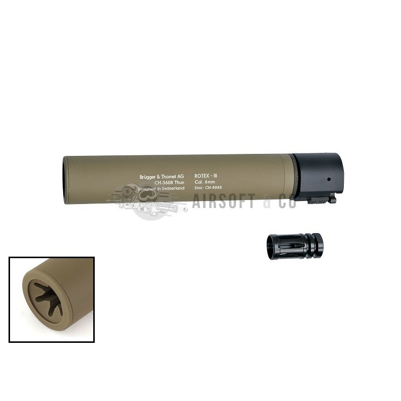 B&T Barrel Extension Tube ROTEX III - Accessoire de tir sportif