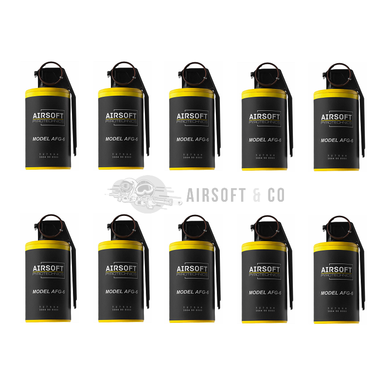 Pack de 10 grenades AFG-6 - Équipement Sportif