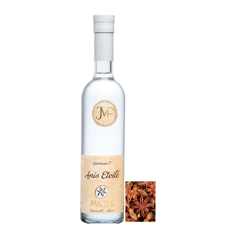 Anis étoile Mette - Eau-de-vie d'Alsace 35 cl 45°