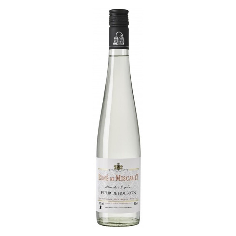 Fleur de houblon 50 cl de Miscault - Eau de vie Alsace 43°